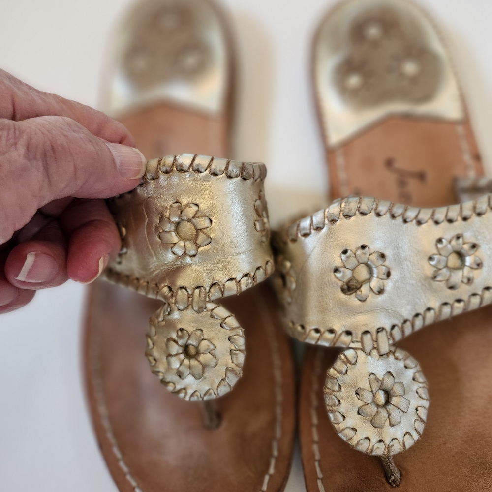 Jack Rogers Women's Gold Sandals